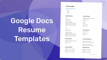 How to create & download college resume template in Google Docs?