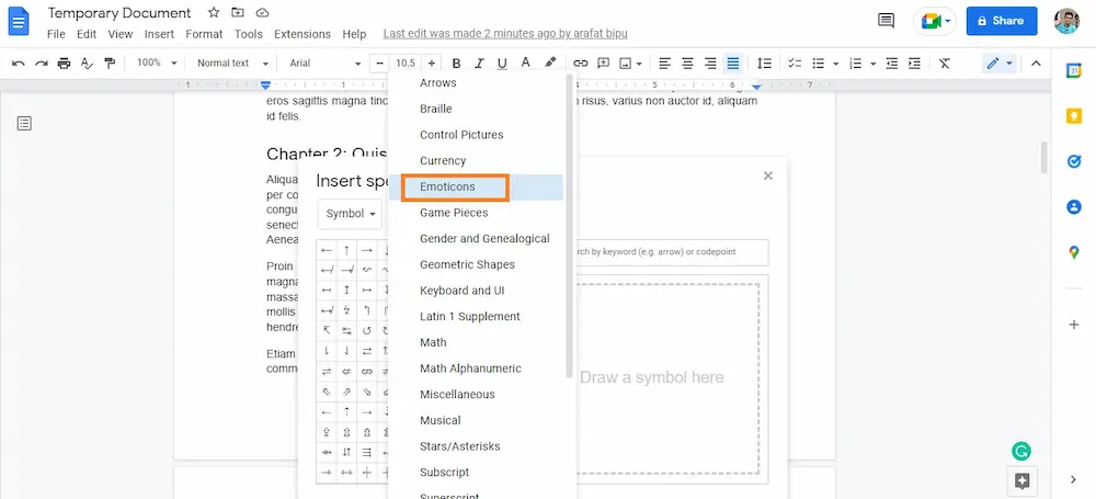 How To Add Emojis To Google Docs Text And Files In 2022?