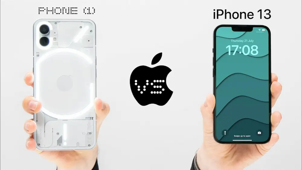 Nothing Phone 1 vs Apple iphone 13 Specs Comparison- Which Phone To Buy?