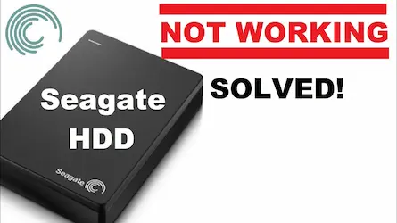 How to fix Seagate external hard drive not working issue?