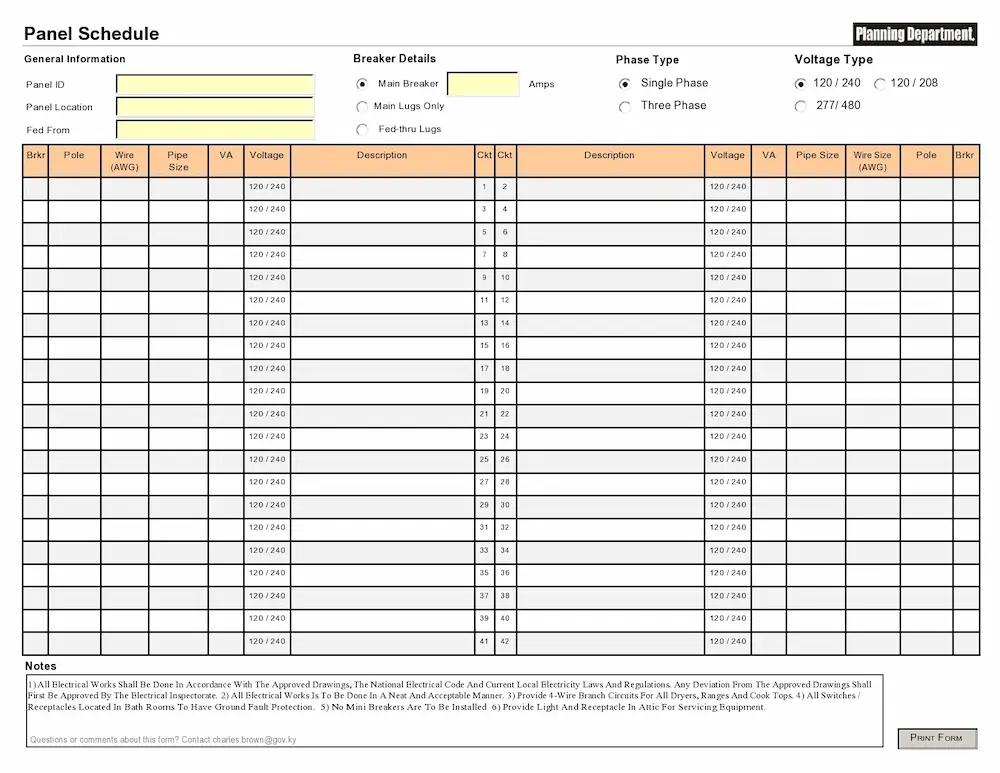 How to download free electrical panel labels template in 2022?